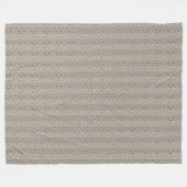 Polaire Couverture d'ouatine de point de zag (Devant (Horizontal))