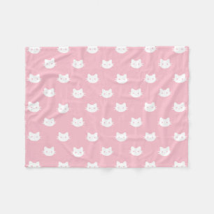 Polaire Couverture d'ouatine de polyester de chat de Kitty