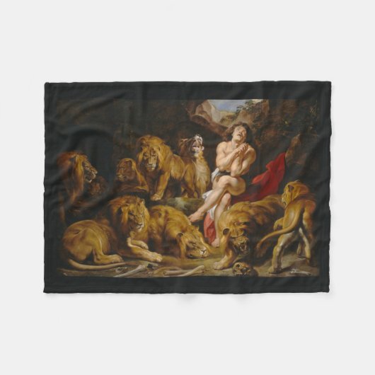 Polaire Couverture d'ouatine de repaire de lions' (Devant (Horizontal))