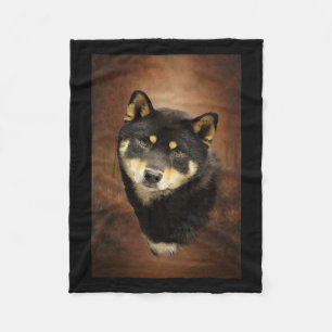 Polaire Couverture d'ouatine de Shiba Inu