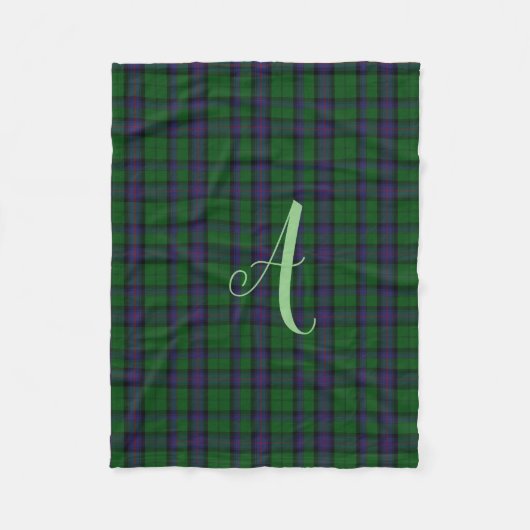 Polaire Couverture d'ouatine de tartan d'Armstrong (Devant)