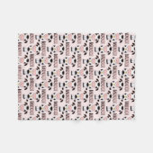 Polaire Couverture d'ouatine de vache à pays de bébés (Devant (Horizontal))