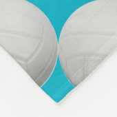 Polaire Couverture d'ouatine de volleyball (Coin)