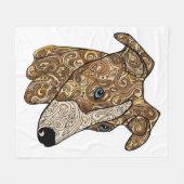 Polaire Couverture d'ouatine de whippet (Devant (Horizontal))