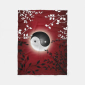 Polaire Couverture d'ouatine de Yin Yang (Devant)