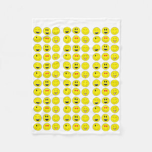 Polaire Couverture d'ouatine d'Emoji