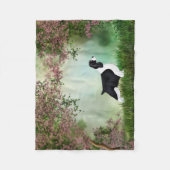 Polaire Couverture d'ouatine d'épagneul de springer (Devant)