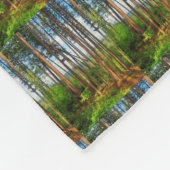 Polaire Couverture d'ouatine des pins 30X40 (Coin)