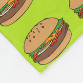 Polaire couverture d'ouatine d'hamburger (Coin)