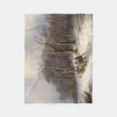 Polaire Couverture d'ouatine d'hiver de forêt de tour de (Devant)