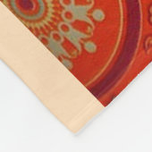 Polaire Couverture d'ouatine d'impression de Paisley (Coin)