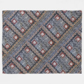 Polaire Couverture d'ouatine d'impression de tissu de Tapa (Devant (Horizontal))