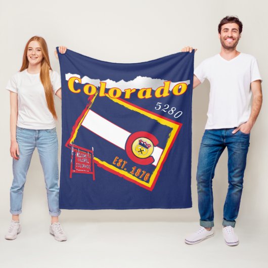 Polaire Couverture d'ouatine du Colorado (En situation)