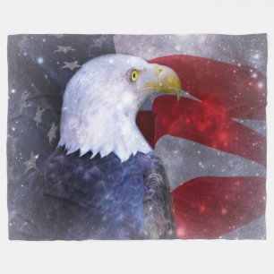 Polaire Couverture d'ouatine/Eagle chauve américain