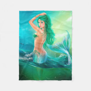 Polaire Couverture d'ouatine, imaginaire de sirène à