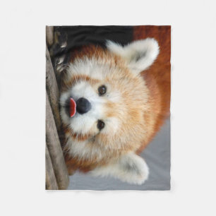 Polaire Couverture d'ouatine/panda rouge