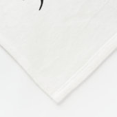 Polaire Couverture d'ouatine personnalisée par blanc (Coin)