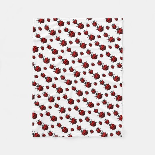 Polaire Couverture douce coccinelle couverture en molleton (Devant)