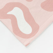Polaire Couverture Douce en Fourrure de Léopard Rose (Coin)