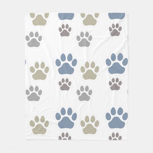 Polaire Couverture Douce et Confortable pour Chien (Devant)