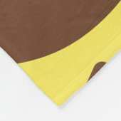 Polaire Couverture Douillette Glace Bananes Fondue (Coin)