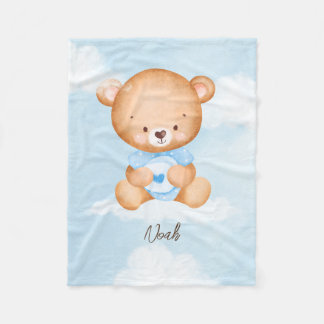Polaire Couverture d'ours bébé