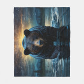 Polaire Couverture d'ours sauvage confortable (Devant)