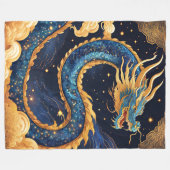 Polaire couverture dragon chinois (Devant (Horizontal))