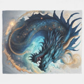 Polaire couverture dragon des nuages (Devant (Horizontal))