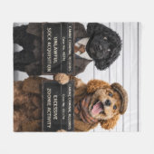 Polaire Couverture drôle de Cockapoo | Cadeau pour proprié (Devant (Horizontal))