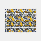 Polaire Couverture drôle d'ouatine d'art abstrait de (Devant (Horizontal))