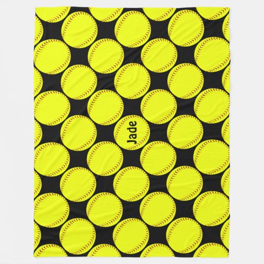 Polaire Couverture du base-ball de Fastpitch (Devant)