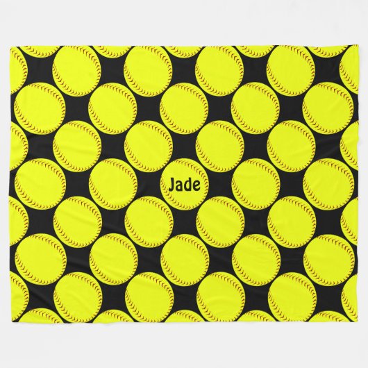 Polaire Couverture du base-ball de Fastpitch (Devant (Horizontal))