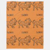 Polaire Couverture du panneau Leo Zodiac (transparent) (Devant)