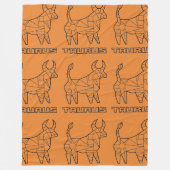 Polaire Couverture du signe Taurus Zodiac (Transparent) (Devant)