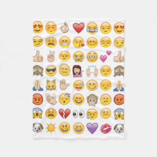 Polaire couverture émoji