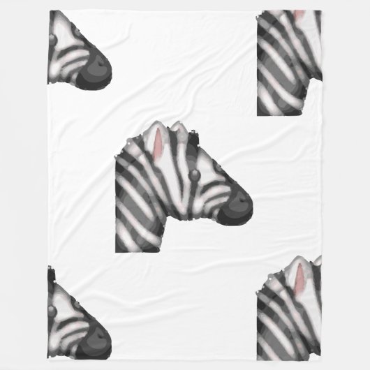 Polaire couverture emoji zebra (Devant)