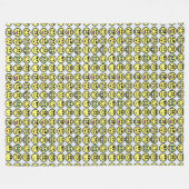 Polaire couverture émotionnelle face heureuse (Devant (Horizontal))