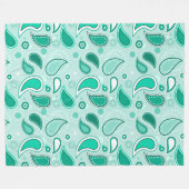 Polaire couverture en cachemire vert (Devant (Horizontal))