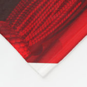 Polaire couverture en chevron noir lodge (Coin)