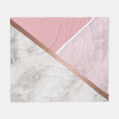 Polaire Couverture en cuivre en marbre d'or rose (Devant (Horizontal))