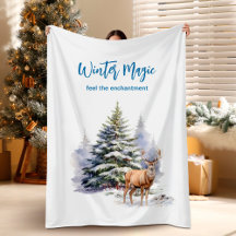 Couverture en fausse fourrure de cerf de la forêt