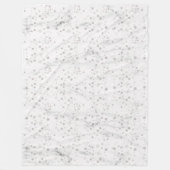 Polaire Couverture en flocon de neige de Noël (Devant)