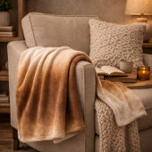 Polaire Couverture en laine Fade Golden Hearth