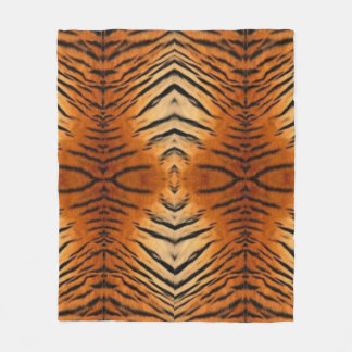 Polaire Couverture en laine style Tigre