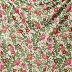 Polaire Couverture en laine vierge de rose sauvage vintage