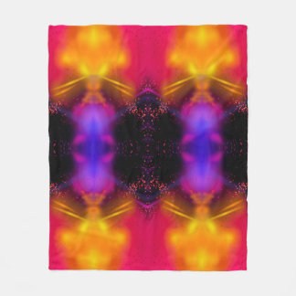 Polaire Couverture en laine vierge de style abstrait