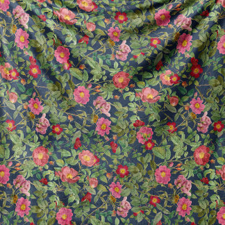 Polaire Couverture en laine vierge Vintage Wild Rose en bl