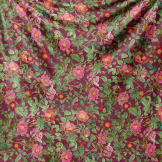 Polaire Couverture en laine vierge Vintage Wild Rose en pr