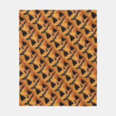 Polaire Couverture en laiton Jack-O-Lanterns (Devant)